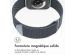 imoshion Bracelet magnétique milanais Apple Watch Series 1-9 / SE - 38/40/41 mm / Series 10 - 42 mm - Taille M - Gris