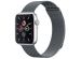 imoshion Bracelet magnétique milanais Apple Watch Series 1-9 / SE - 38/40/41 mm / Series 10 - 42 mm - Taille M - Gris