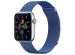 imoshion Bracelet magnétique milanais Apple Watch Series 1-10 / SE / Ultra (2) - 42/44/45/46/49 mm - Taille M - Bleu