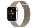 imoshion Bracelet magnétique milanais Apple Watch Series 1-10 / SE / Ultra (2) - 42/44/45/46/49 mm - Taille S - Starlight