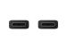 Samsung 2x Original câble USB-C vers USB-C emballage d'usine - 1 mètre - 25 Watt - Noir