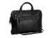 The Chesterfield Brand Sac ordinateur 14 pouces Harvey - Cuir véritable - Noir