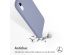 Accezz Coque Liquid Silicone iPhone Xr - Lavender Gray