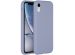 Accezz Coque Liquid Silicone iPhone Xr - Lavender Gray