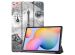 imoshion Coque tablette Design Trifold Samsung Galaxy Tab S6 Lite / Tab S6 Lite (2022) / Tab S6 Lite (2024)