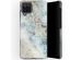 Selencia Coque Maya Fashion Samsung Galaxy A12 - Marble Blue