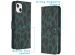 imoshion Coque silicone design iPhone 13 - Green Leopard