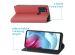 imoshion Étui de téléphone Slim Folio Motorola Moto G60s - Rouge