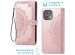 imoshion Etui de téléphone portefeuille Mandala Motorola Moto Edge 20 Lite - Rose or