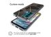 iMoshion Coque Design Motorola Moto G60 - Black Graphic