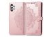 imoshion Etui de téléphone portefeuille Mandala Samsung Galaxy A13 (4G) - Rose Dorée