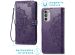 iMoshion Etui de téléphone portefeuille Mandala Motorola Moto G52 / G82 - Violet