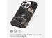 Selencia Aurora Coque Fashion iPhone 14 Pro - ﻿Coque durable - 100 % recyclée - Marbre Noir