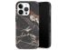 Selencia Aurora Coque Fashion iPhone 14 Pro - ﻿Coque durable - 100 % recyclée - Marbre Noir