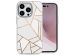 iMoshion Coque Design iPhone 14 Pro - White Graphic