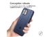 imoshion Coque Arrière Rugged Shield Motorola Edge 20 Lite - Bleu foncé