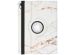 imoshion Coque tablette Design rotatif à 360° iPad 10 (2022) 10.9 pouces - White Marble