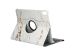 imoshion Coque tablette Design rotatif à 360° iPad 10 (2022) 10.9 pouces - White Marble