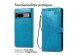 imoshion Etui de téléphone portefeuille Mandala Google Pixel 7 - Turquoise