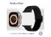 imoshion Bande élastique en nylon Apple Watch Series 1-10 / SE / Ultra (2) - 42/44/45/46/49 mm - Noir