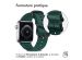 imoshion Bracelet en nylon Apple Watch Series 1-9 / SE - 38/40/41 mm / Series 10 - 42 mm - Vert foncé