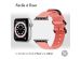 imoshion Bracelet en nylon Apple Watch Series 1-9 / SE - 38/40/41 mm / Series 10 - 42 mm - Rose