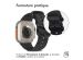 imoshion Bracelet en nylon Apple Watch Series 1-10 / SE / Ultra (2) - 42/44/45/46/49 mm - Noir