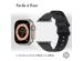 imoshion Bracelet en nylon Apple Watch Series 1-10 / SE / Ultra (2) - 42/44/45/46/49 mm - Noir