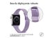 imoshion Bracelet pliant Milanese Apple Watch Series 1-9 / SE - 38/40/41 mm / Series 10 - 42 mm - Violet