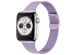 imoshion Bracelet pliant Milanese Apple Watch Series 1-9 / SE - 38/40/41 mm / Series 10 - 42 mm - Violet