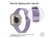 iMoshion Bracelet pliant Milanese Apple Watch Series 1-9 / SE / Ultra (2) - 42/44/45/49 mm - Violet