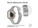 imoshion Bracelet pliant Milanese Apple Watch Series 1-10 / SE / Ultra (2) - 42/44/45/46/49 mm - Argent