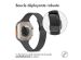 imoshion Bracelet pliant Milanese Apple Watch Series 1-10 / SE / Ultra (2) - 42/44/45/46/49 mm - Noir