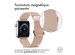 iMoshion Bracelet en cuir magnétique Apple Watch Series 1-9 / SE - 38/40/41mm - Beige