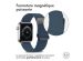 imoshion Bracelet en cuir magnétique Apple Watch Series 1-9 / SE - 38/40/41 mm / Series 10 - 42 mm - Bleu