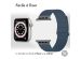 imoshion Bracelet en cuir magnétique Apple Watch Series 1-9 / SE - 38/40/41 mm / Series 10 - 42 mm - Bleu