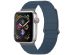 imoshion Bracelet en cuir magnétique Apple Watch Series 1-9 / SE - 38/40/41 mm / Series 10 - 42 mm - Bleu