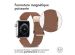 imoshion Bracelet en cuir magnétique Apple Watch Series 1-9 / SE - 38/40/41 mm / Series 10 - 42 mm - Brun