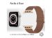 imoshion Bracelet en cuir magnétique Apple Watch Series 1-9 / SE - 38/40/41 mm / Series 10 - 42 mm - Brun