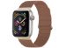 imoshion Bracelet en cuir magnétique Apple Watch Series 1-9 / SE - 38/40/41 mm / Series 10 - 42 mm - Brun