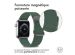 imoshion Bracelet en cuir magnétique Apple Watch Series 1-9 / SE - 38/40/41 mm / Series 10 - 42 mm - Vert