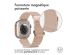 imoshion Bracelet en cuir magnétique Apple Watch Series 1-10 / SE / Ultra (2) - 42/44/45/46/49 mm - Beige