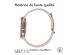 imoshion Bracelet en cuir magnétique Apple Watch Series 1-10 / SE / Ultra (2) - 42/44/45/46/49 mm - Beige