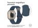 imoshion Bracelet en cuir magnétique Apple Watch Series 1-10 / SE / Ultra (2) - 42/44/45/46/49 mm - Bleu