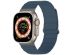 imoshion Bracelet en cuir magnétique Apple Watch Series 1-10 / SE / Ultra (2) - 42/44/45/46/49 mm - Bleu