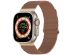 imoshion Bracelet en cuir magnétique Apple Watch Series 1-10 / SE / Ultra (2) - 42/44/45/46/49 mm - Brun