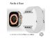 imoshion Bracelet en cuir magnétique Apple Watch Series 1-10 / SE / Ultra (2) - 42/44/45/46/49 mm - Blanc