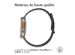 imoshion Bracelet en cuir magnétique Apple Watch Series 1-10 / SE / Ultra (2) - 42/44/45/46/49 mm - Noir