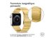 Selencia Bracelet magnétique en acier Apple Watch Series 1-9 / SE - 38/40/41 mm / Series 10 - 42 mm - Dorée