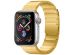 Selencia Bracelet magnétique en acier Apple Watch Series 1-9 / SE - 38/40/41mm - Dorée